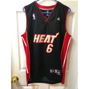 LeBron James Miami Heat basketball jersey